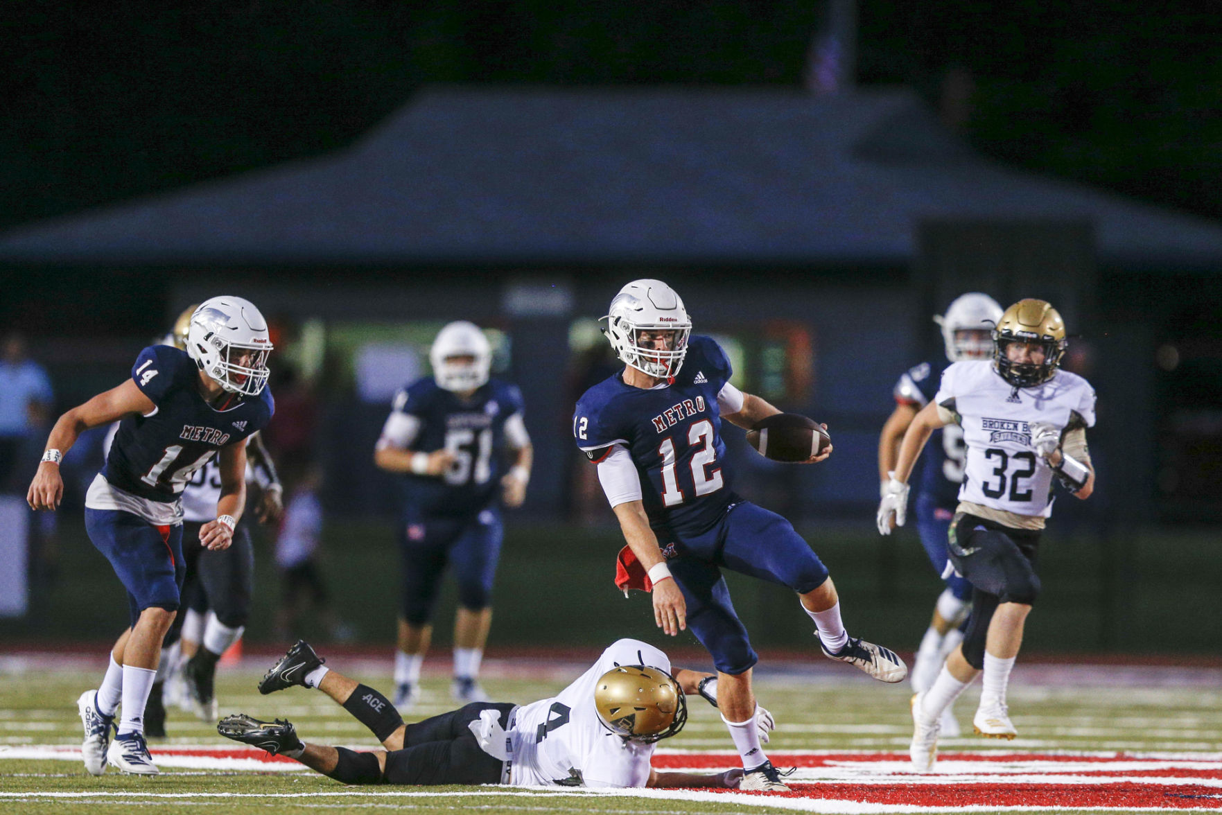9. Metro Christian senior quarterback Asher Link